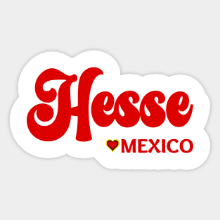 Hesse: I love Germany  Deutschland Sticker